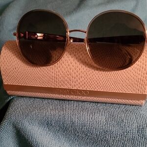 Jimmy Choo Elegant Gold Sunglasses